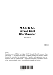 Simrad CE33 ChartSounder Manual