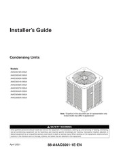 Trane A4AC6042A1000A Installer's Manual