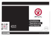 Anvil DMA3020 Installation, Operation And Care Manual