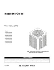 Trane A4AC4042A1000B Installer's Manual