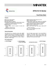 Novatek NT91214 Series Manual