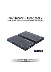 CYP PUV-2000TX Operation Manual