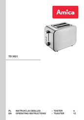 Amica TD 3021 Operating Instructions Manual