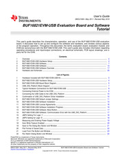 Texas Instruments BUF16821EVM-USB User Manual