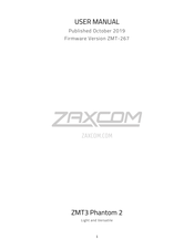 Zaxcom ZMT-267 User Manual