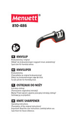 Menuett 810-486 Translation Of The Original Instructions