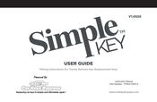 Car Keys Express Simple TYPKA-7000-0 User Manual