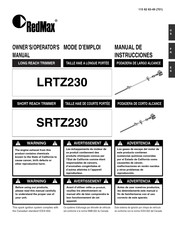 RedMax SRTZ230 Owner's/Operator's Manual