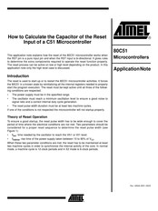 Atmel 80C51 Application Note