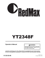 Redmax YT2348F Operator's Manual