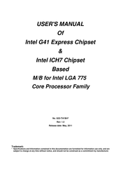 Intel G41 Express Chipset User Manual