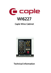 Caple WI6227 Technical Information