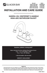 Glacier bay HD67513W-6004 Installation And Care Manual