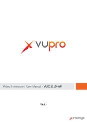 Inaxsys Vupro VUO2111D-WP User Manual