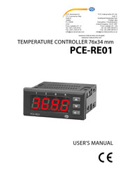 PCE Instruments PCE-RE01 User Manual
