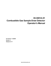 RKI Instruments 35-3001A-01 Operator's Manual