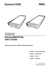 NEC Express5800/B120e User Manual