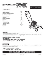 Southland S-WLE-0799-F2N Operator's Manual