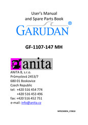 Anita GARUDAN GF-1107-147 MH User Manual