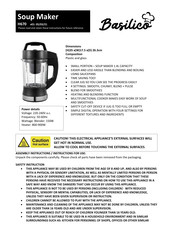 Basilico H670 Instructions For Use Manual