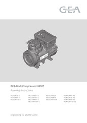 GEA Bock HGX12P/90-4 Assembly Instructions Manual
