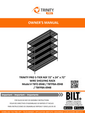 TRINITY Pro TBFPBA-0948 Owner's Manual