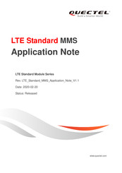Quectel LTE Standard MMS Application Note