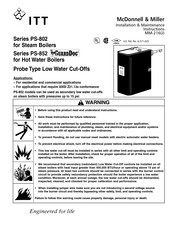 ITT McDonnell & Miller PS-802 Series Installation & Maintenance Instructions Manual