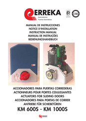 Gerreka KM 1000S Instruction Manual