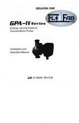 Flo Fab GPA-IV Series Installation And Operation Manual