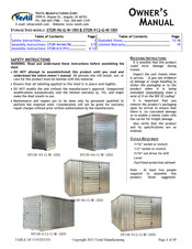 Vestil STOR-912-G-W-1RH Owner's Manual