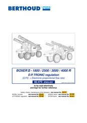 Berthoud BOXER II-3000 Manual