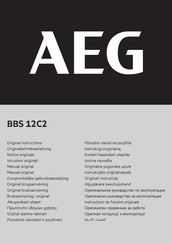 AEG BBS 12C2 Original Instructions Manual