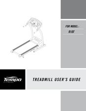 Tempo Fitness 910T User Manual