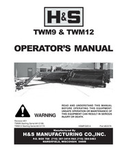 H&S TWM9 Operator's Manual