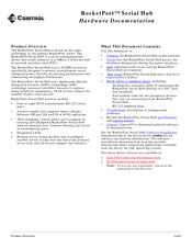 Comtrol RocketPort Hardware Documentation