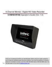 Intec CVMHDVR706 Operator's Manual