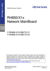 Renesas Y-RH850-X1X-MB-T2-V1 User Manual