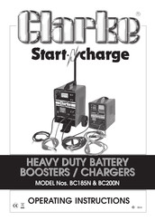Clarke Start'N'Charge BC185N Operating Instructions Manual