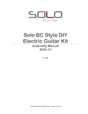 Solo Music Gear BCK-10 Assembly Manual