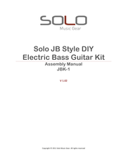 Solo Music Gear JBK-1 Assembly Manual