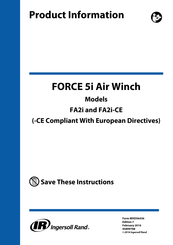 Ingersoll-Rand FA2i-CE Manual