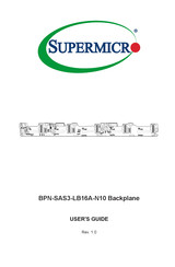 Supermicro BPN-SAS3-LB16A-N10 User Manual