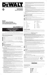 Dewalt N581946 Instruction Manual