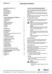 ebm-papst R3G250-AY11-C1 Operating Instructions Manual