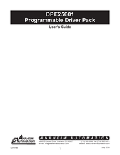 Anaheim Automation DPE25601 User Manual