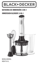 Black & Decker HB24710-CL Use And Care Book Manual