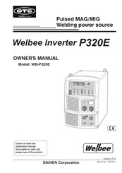 Daihen OTC Welbee WB-P320E Owner's Manual