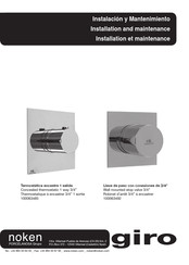 noken giro 100063492 Installation And Maintenance Manual
