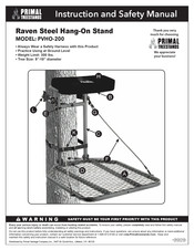 PRIMAL TREESTANDS PVHO-200 Instruction And Safety Manual